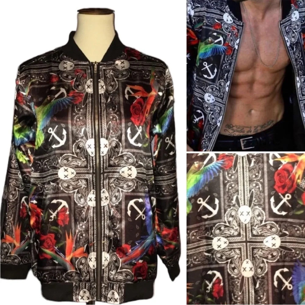 Mister Triple X Bomber Jacket Erik Rosete Small - Picture 3 of 16
